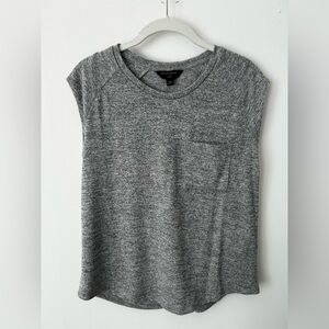 Banana Republic Charcoal Sleeveless Blouse